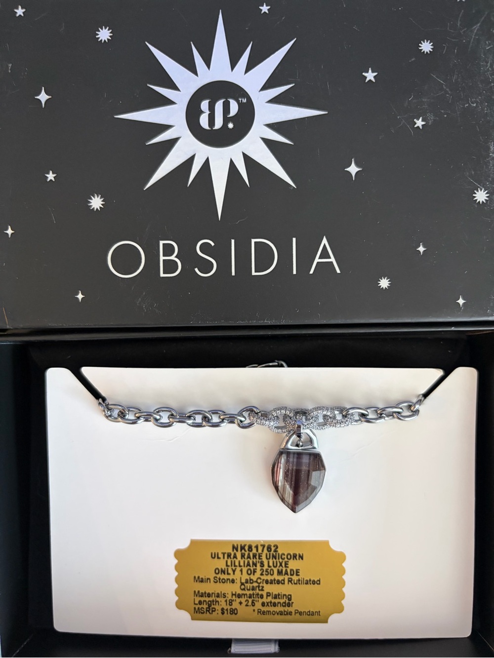 Obsidia LILLIANS LUXE! Ultra Rare Unicorn NK81762